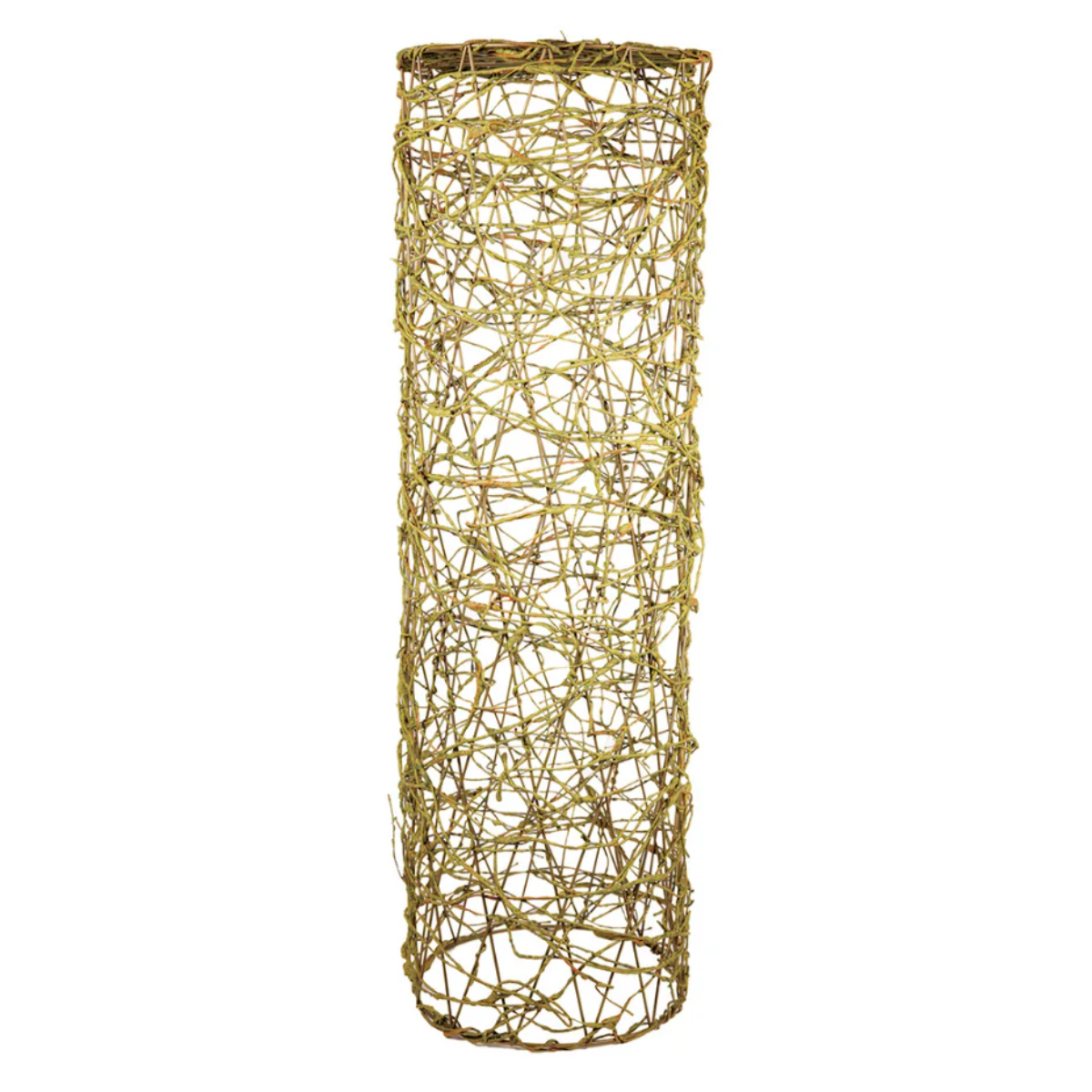 Socle pour vase en rotin, grand format