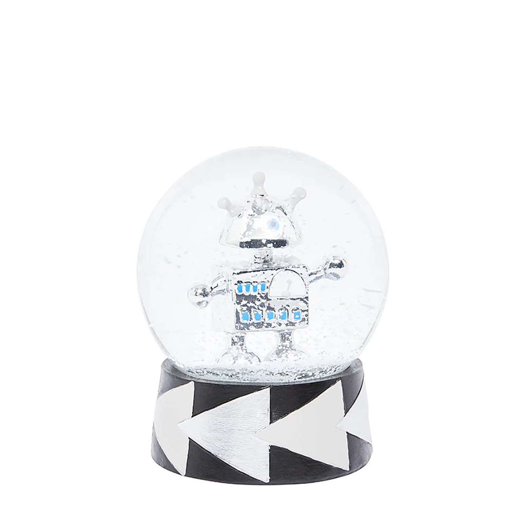 Boule à neige de Noël figurine Robot Pop