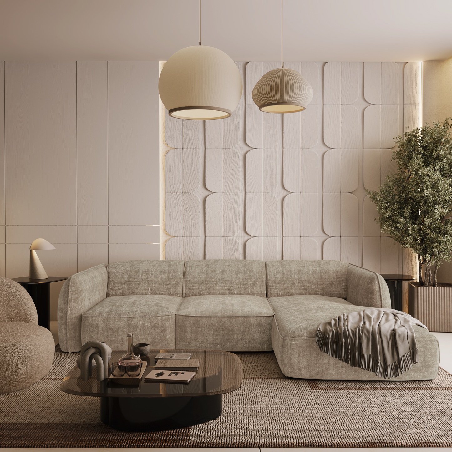 Canapé D'Angle Droit Livia