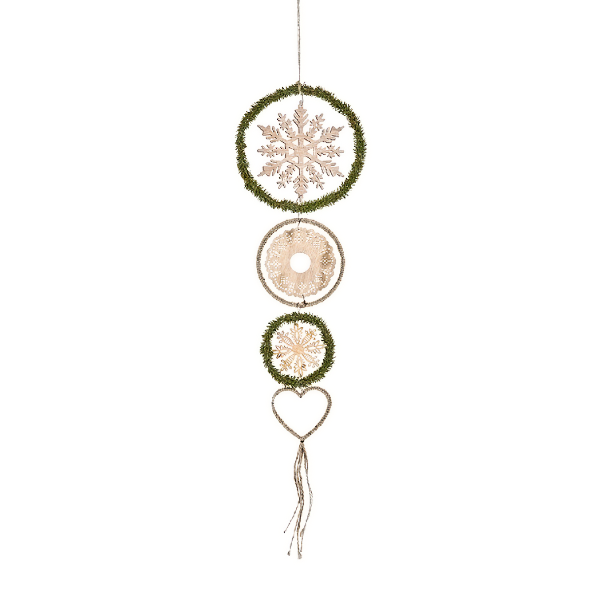 Suspension de Noël Flocon Natura