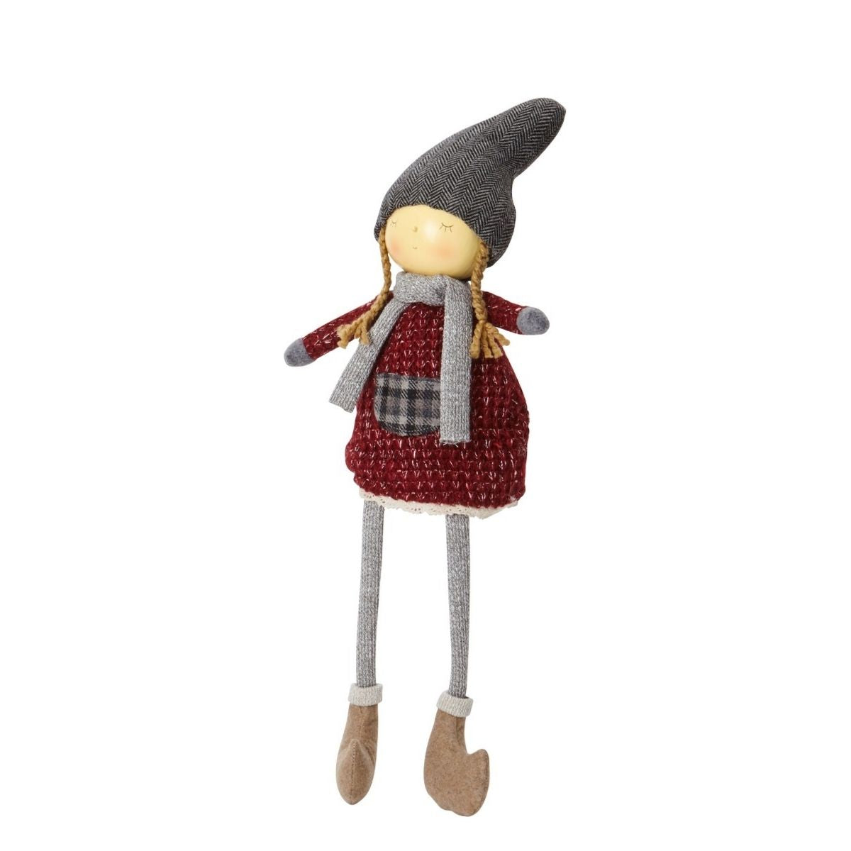 Figurine de Noël Fillette Olaf à Asseoir