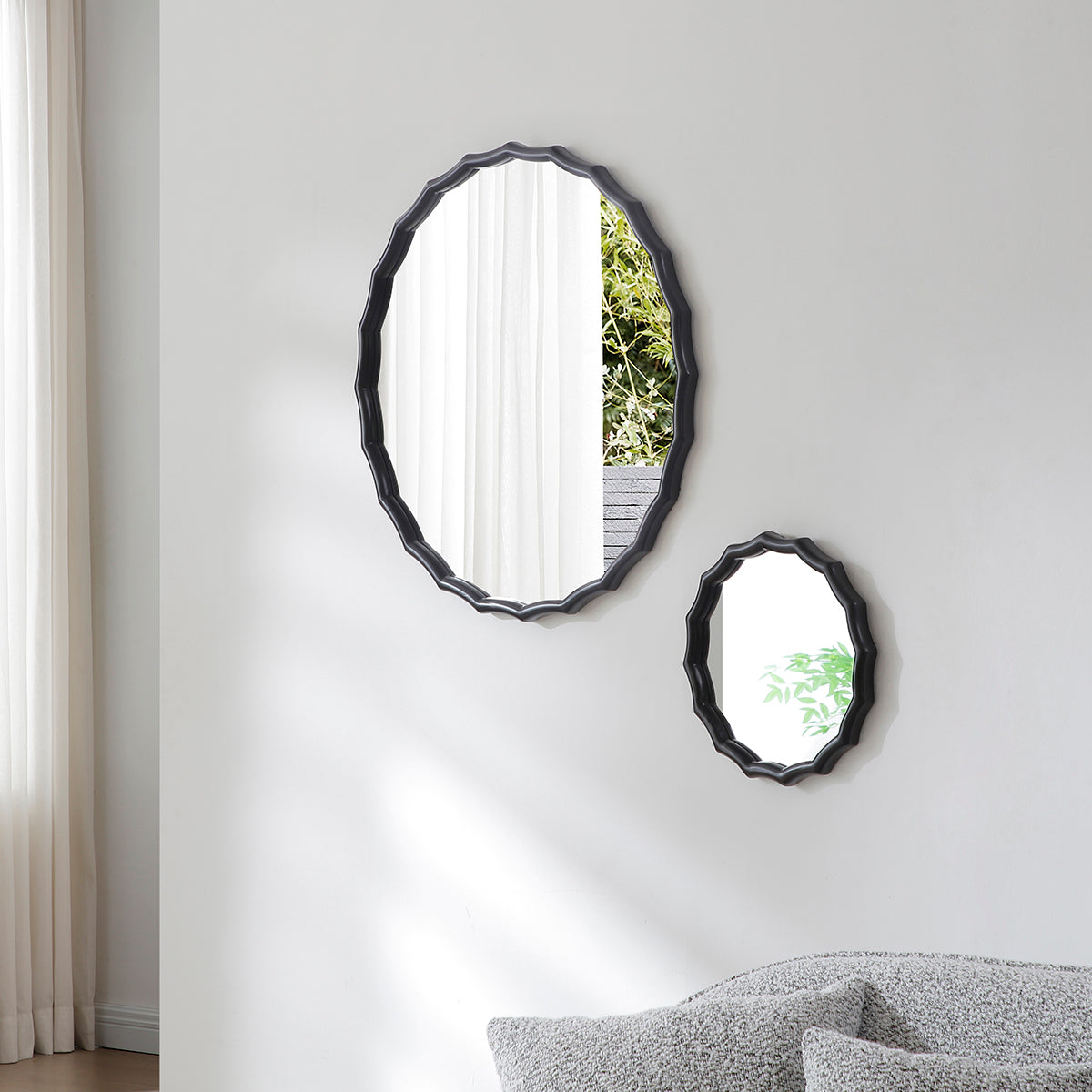 Miroir rond Ondine 38cm