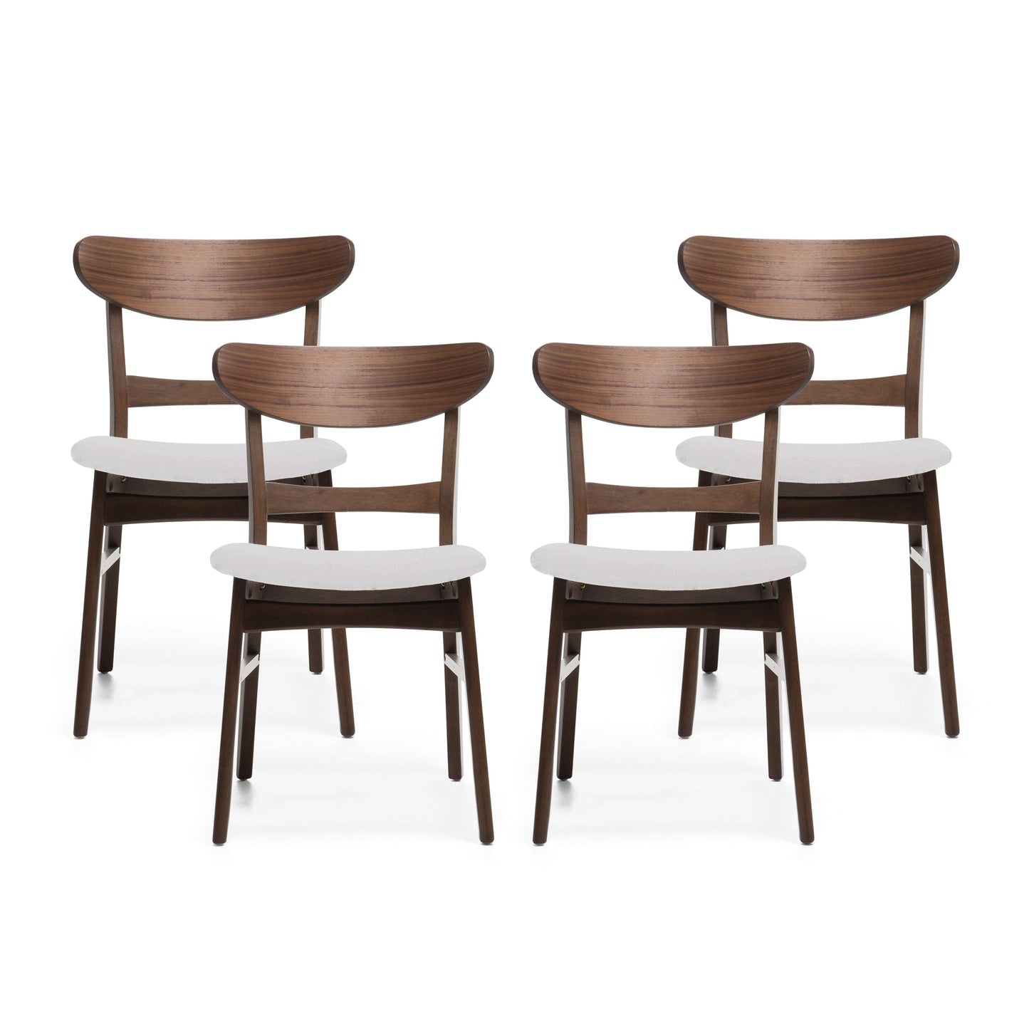 Idalia Mid-century Modern Dining Chairs (Set of 4) by Christopher Knight Home