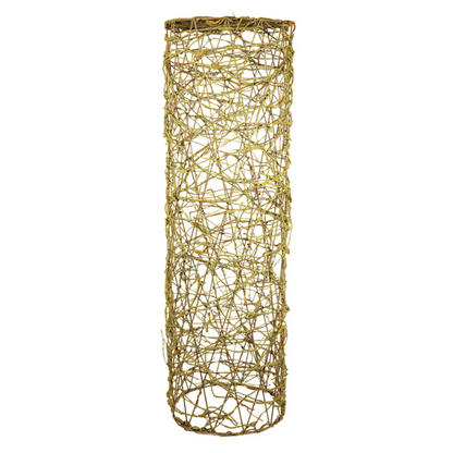 Socle pour vase en rotin, grand format