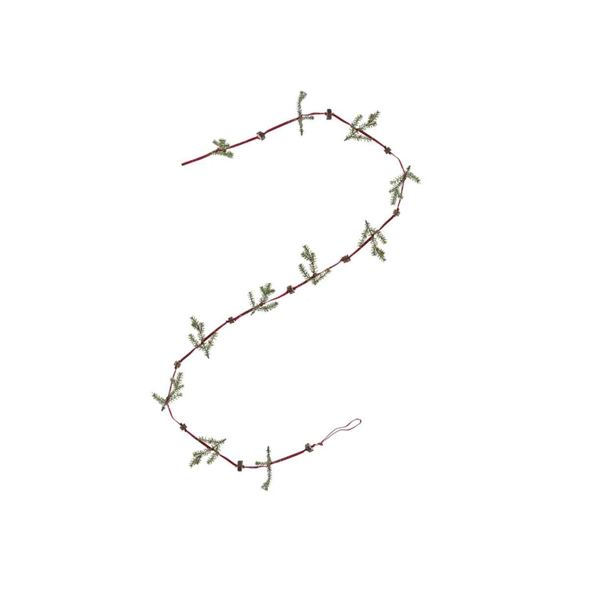 Guirlande de pin et de bois