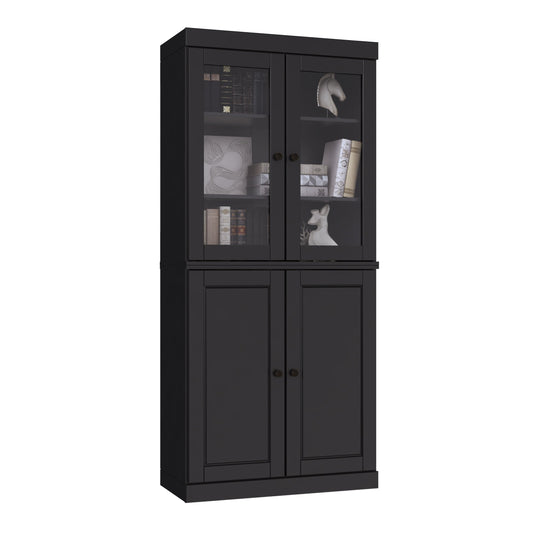 100% Solid Wood 6-Shelf Bookcase with Optional Doors by Palace Imports