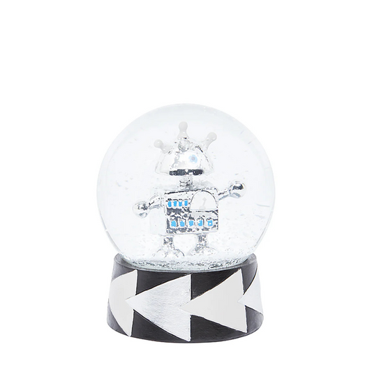 Boule à neige de Noël figurine Robot Pop