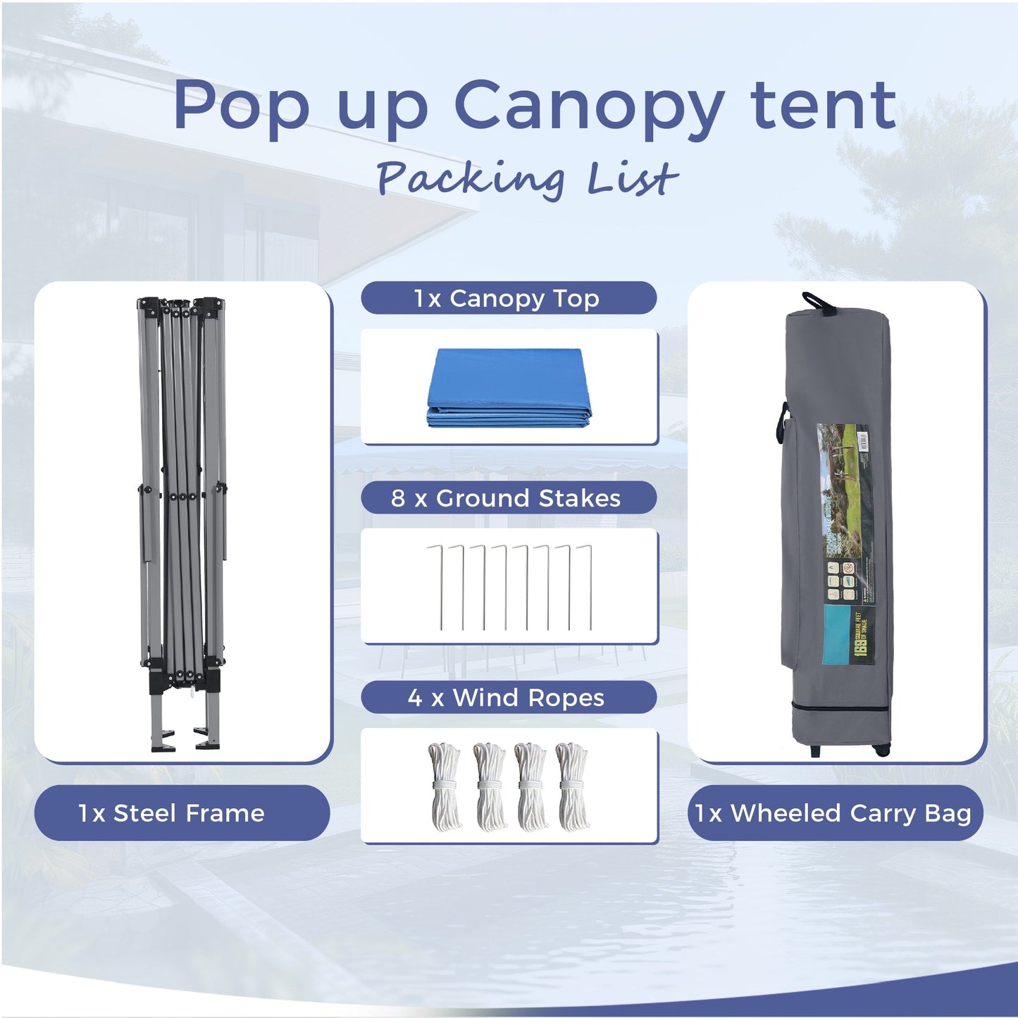 13' x 13' Outdoor Canopy Patio Gazebo Reinforced garden Pop-up Canopy Tentwith Elegant Corner Curtain - 13x13ft