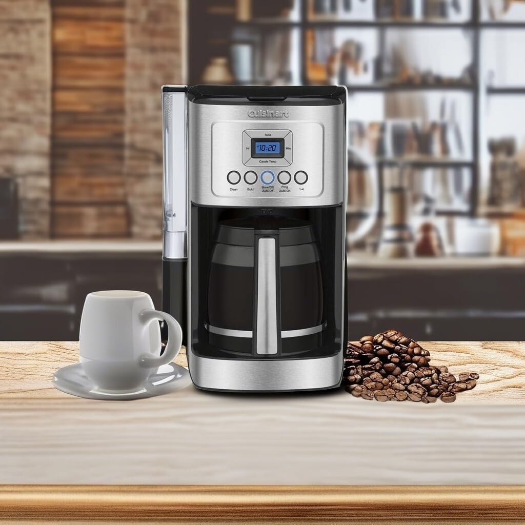 14-Cup Programmable Coffee Maker, Perfectemp Technology, Glass Carafe
