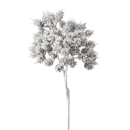 Branche de pin pailletée Eva Noël