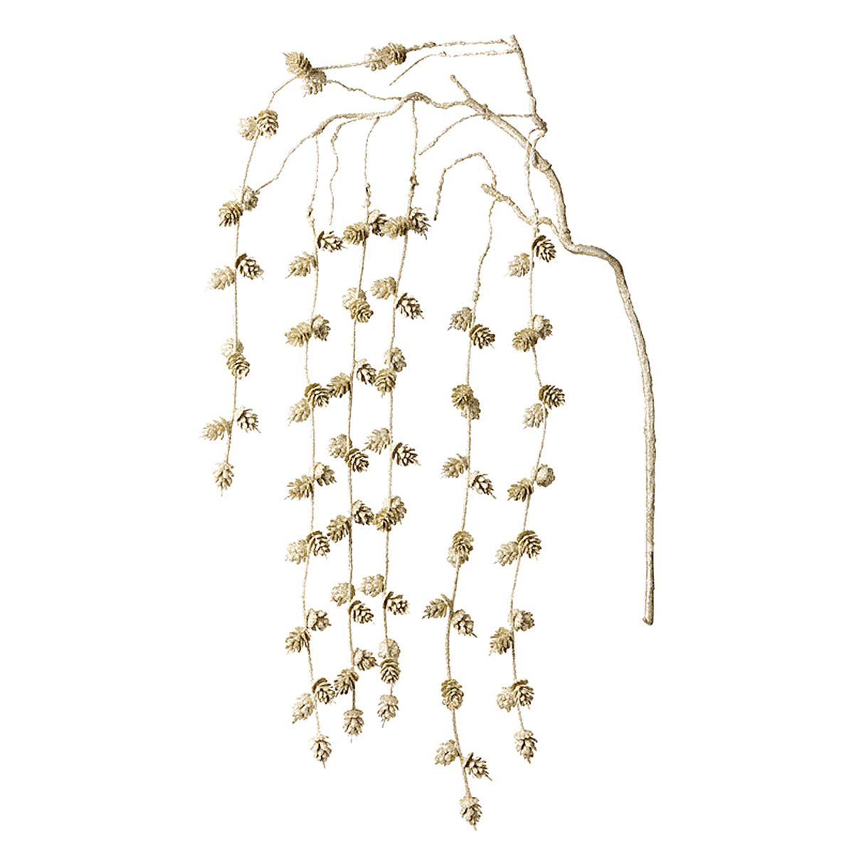 Branche de pin pailletée Eva Noël