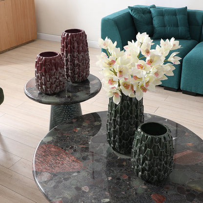 Grand format de vase à épines