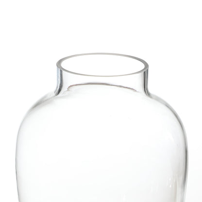 Vase transparent évasé