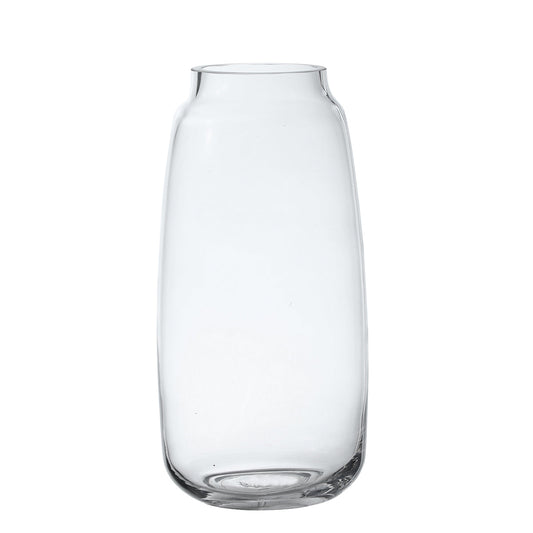 Vase transparent allongé