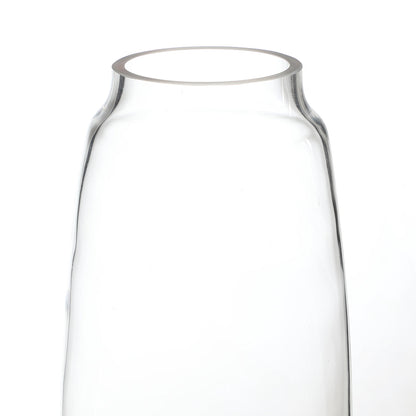 Vase transparent allongé