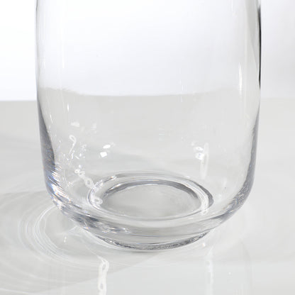Vase transparent allongé