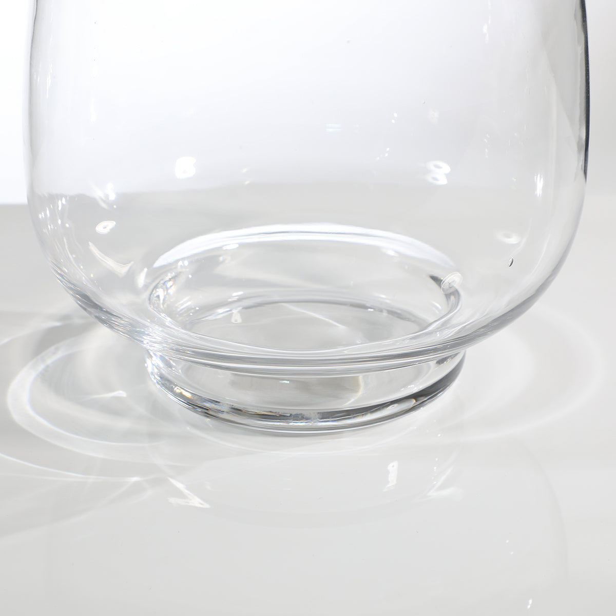 Vase transparent Bulbe