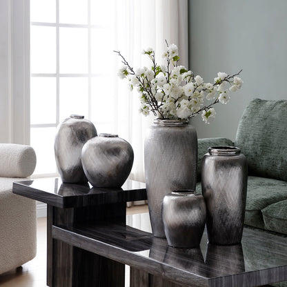 Vase Argent Petit Format