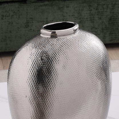Vase Argent Moyen Format