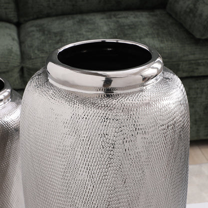 Vase Argent Très Grand Format