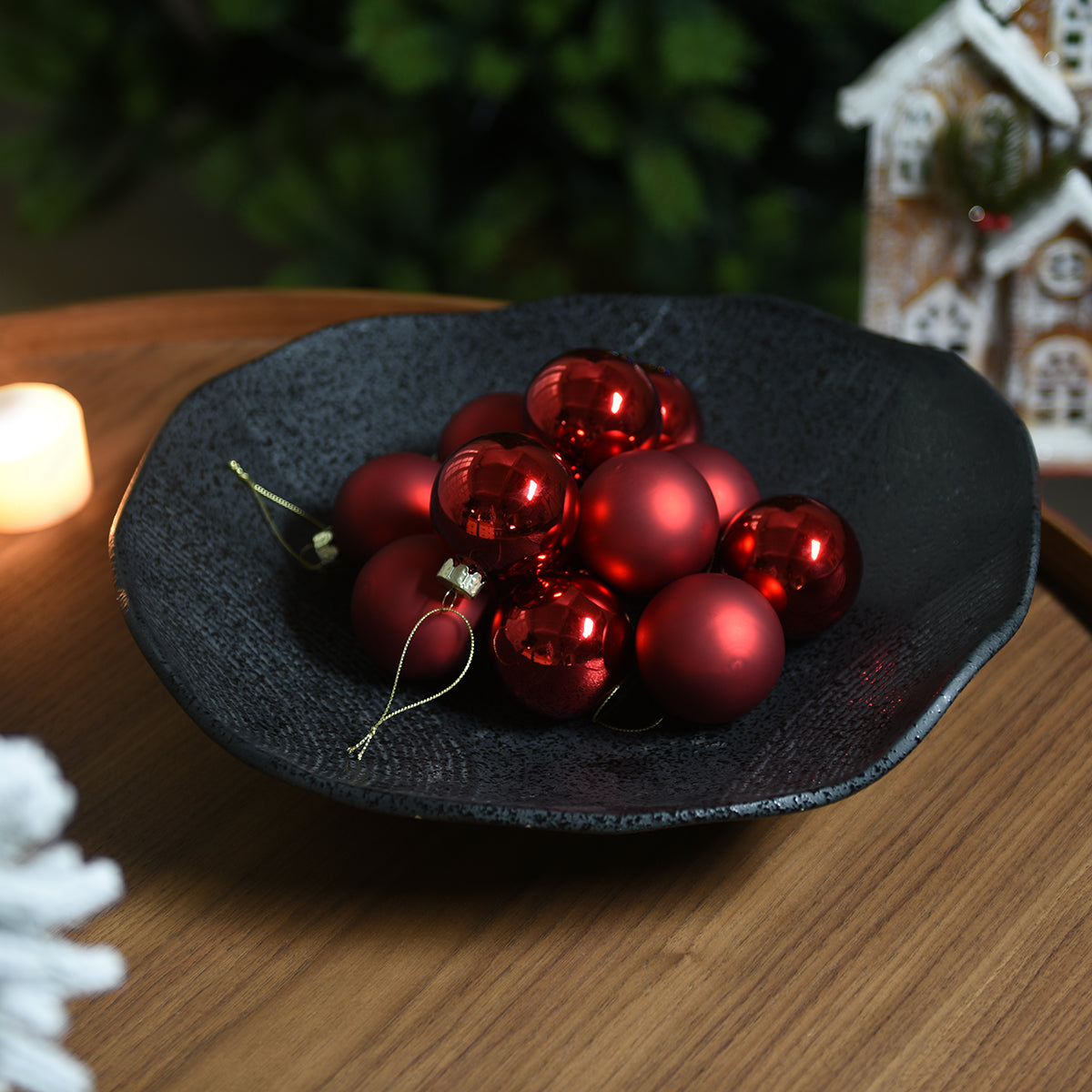 Coffret de 12 boules de Noël