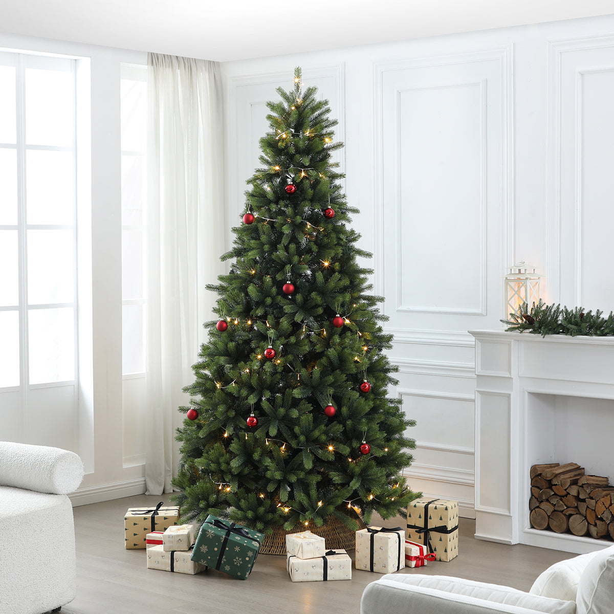 Coffret de 12 boules de Noël