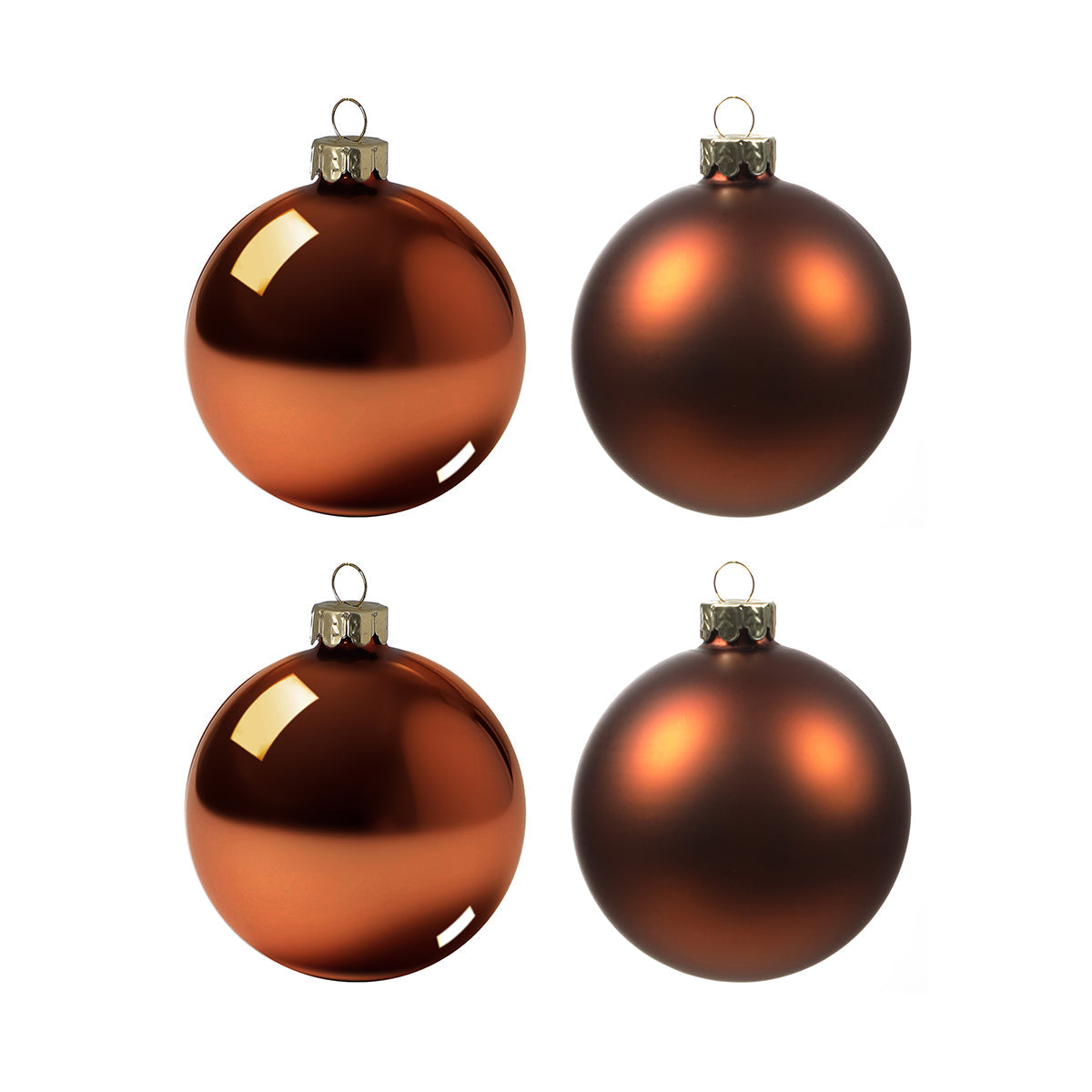 Coffret de 4 boules de Noël