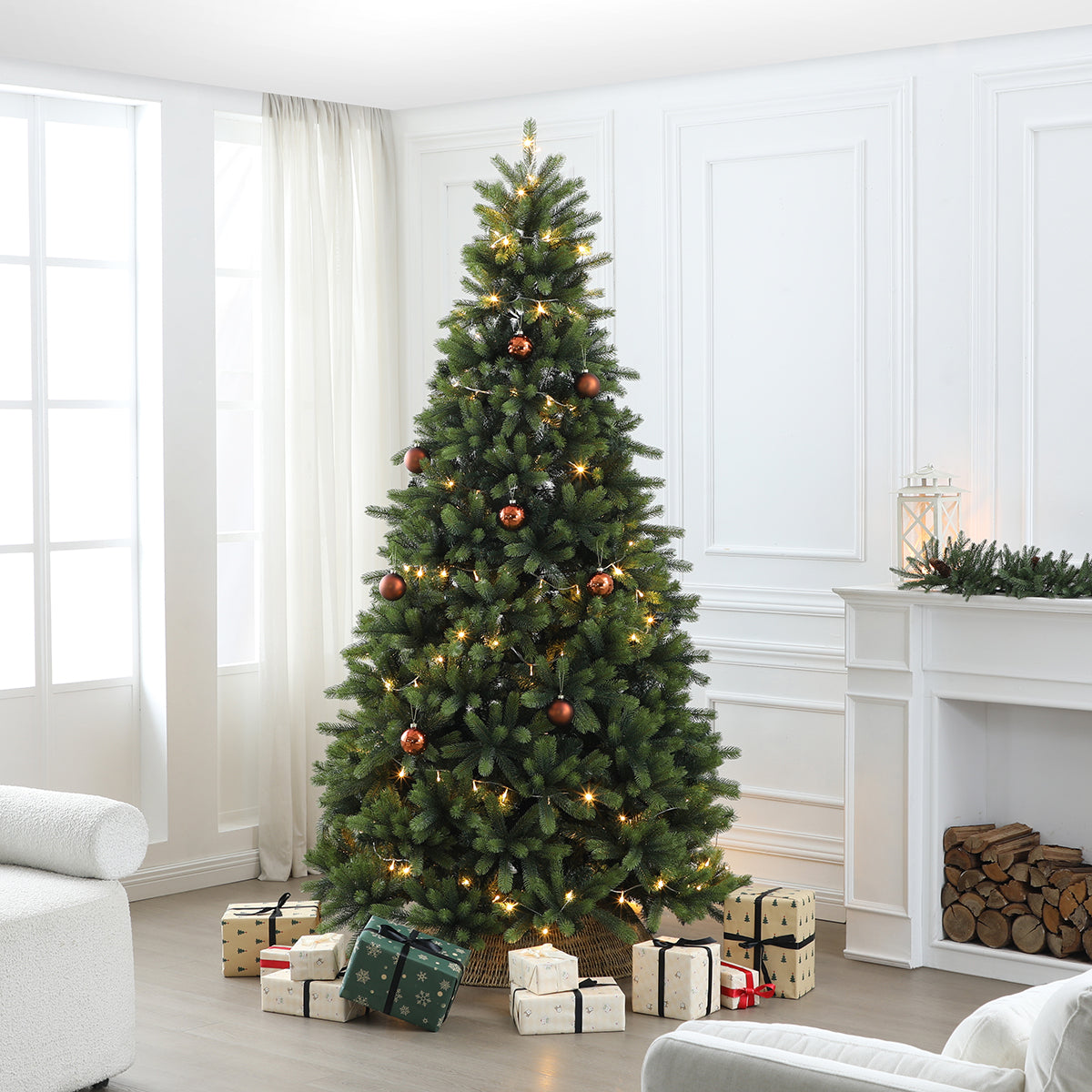 Coffret de 4 boules de Noël