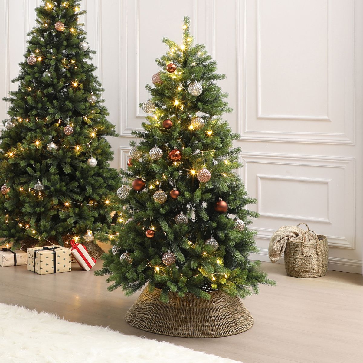 Coffret de 4 boules de Noël