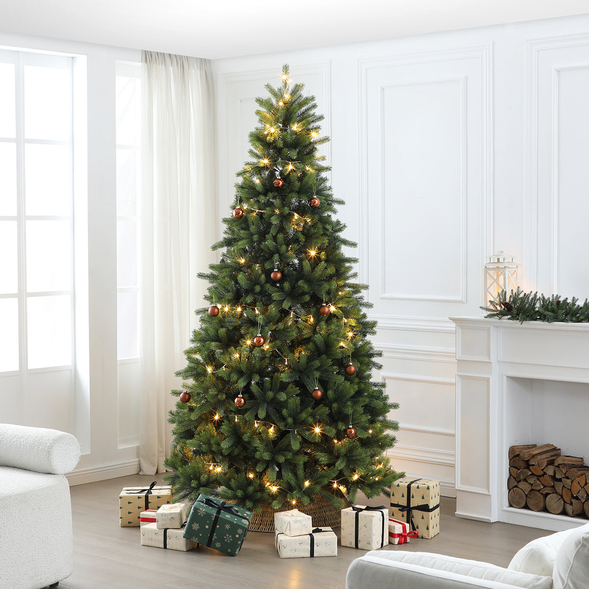 Coffret de 12 boules de Noël