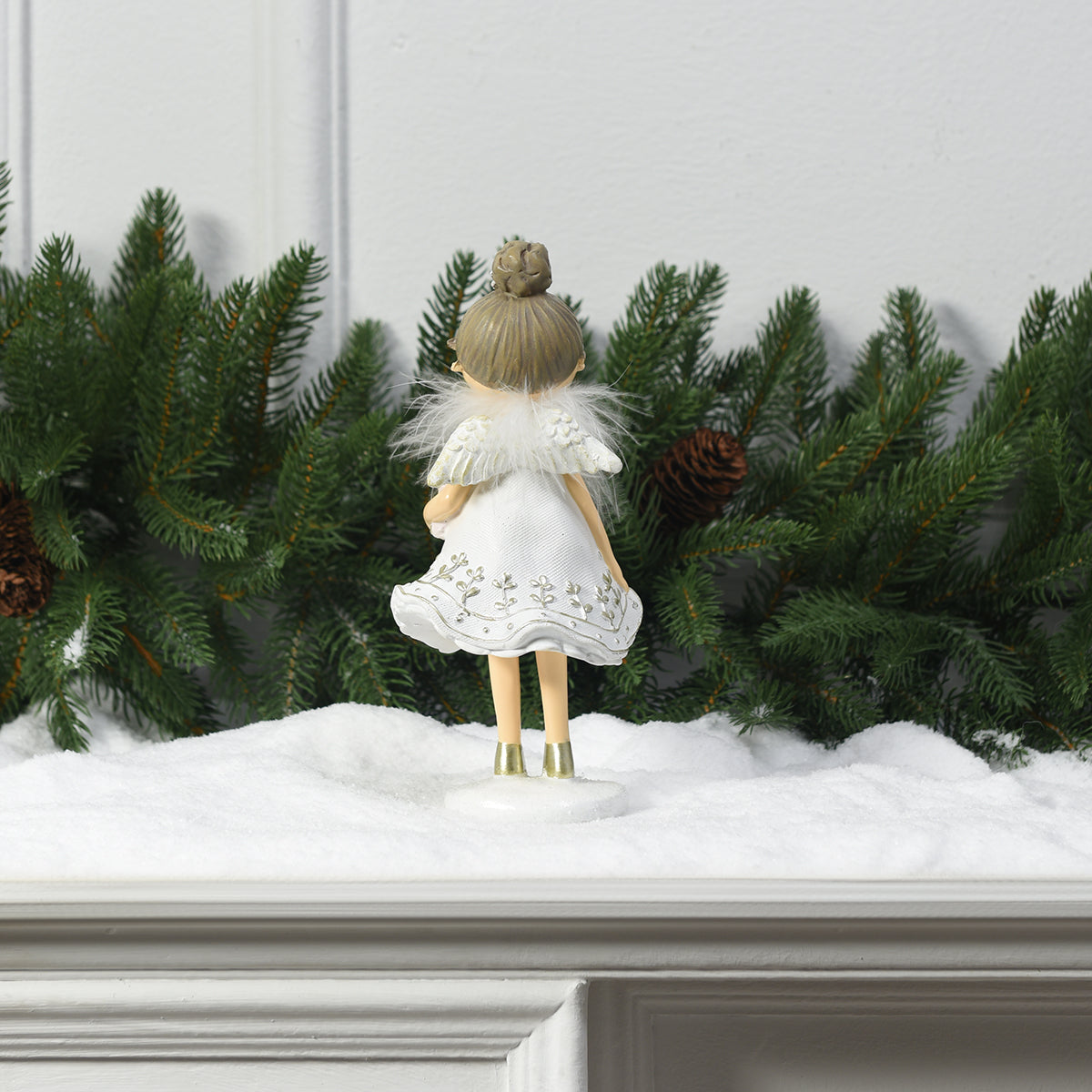 Figurine de Noël Fille avec étoile Angel