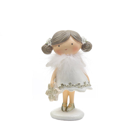 Figurine de Noël Fille avec étoile Angel