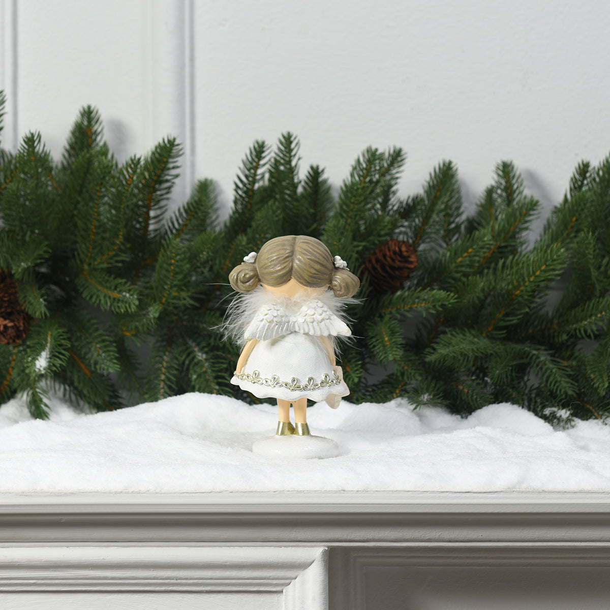 Figurine de Noël Fille avec étoile Angel