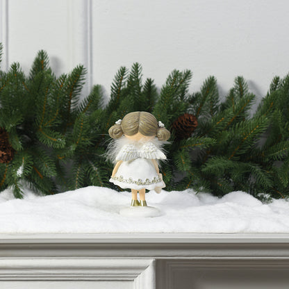 Figurine de Noël Fille avec étoile Angel