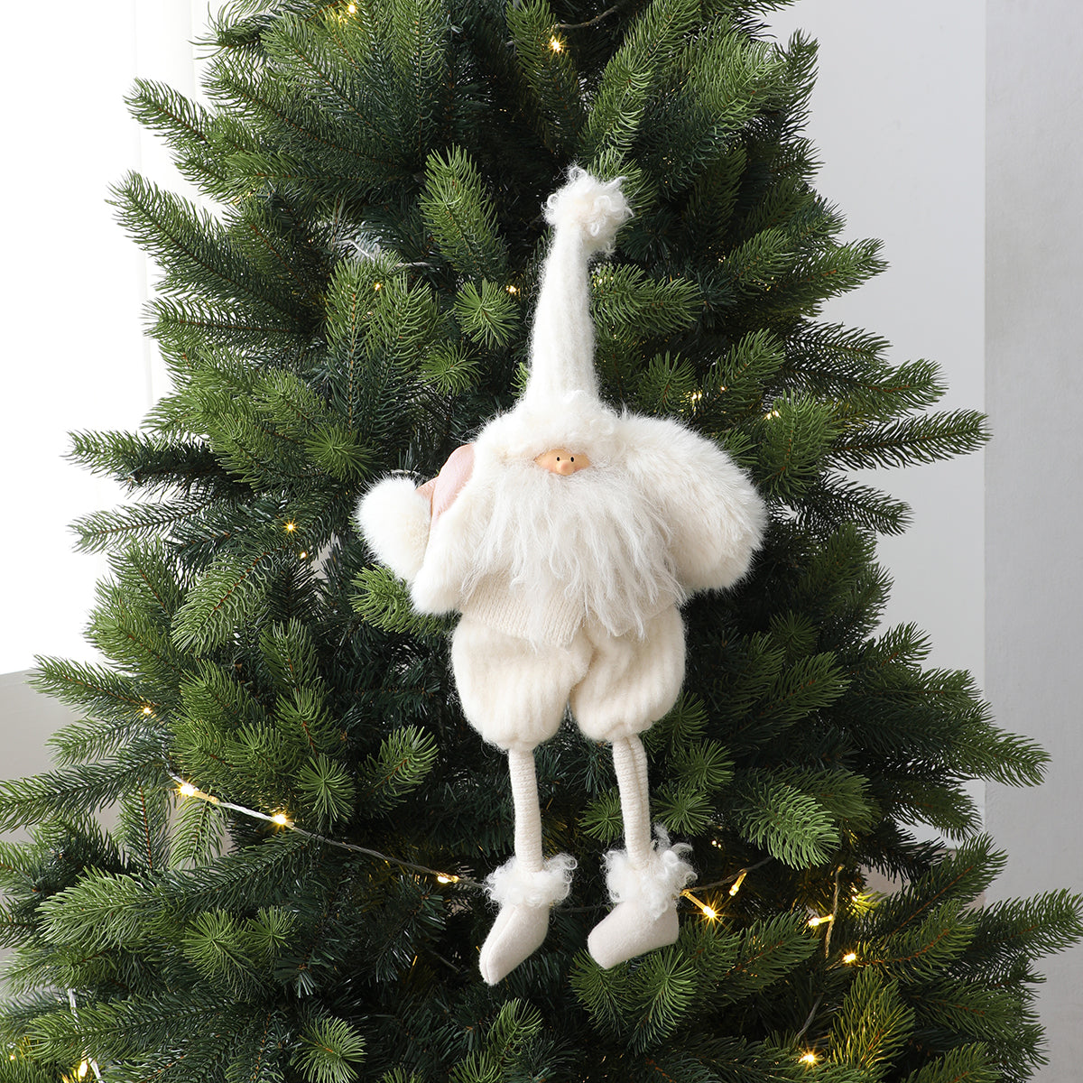 Suspension Figurine Père Noël Velour