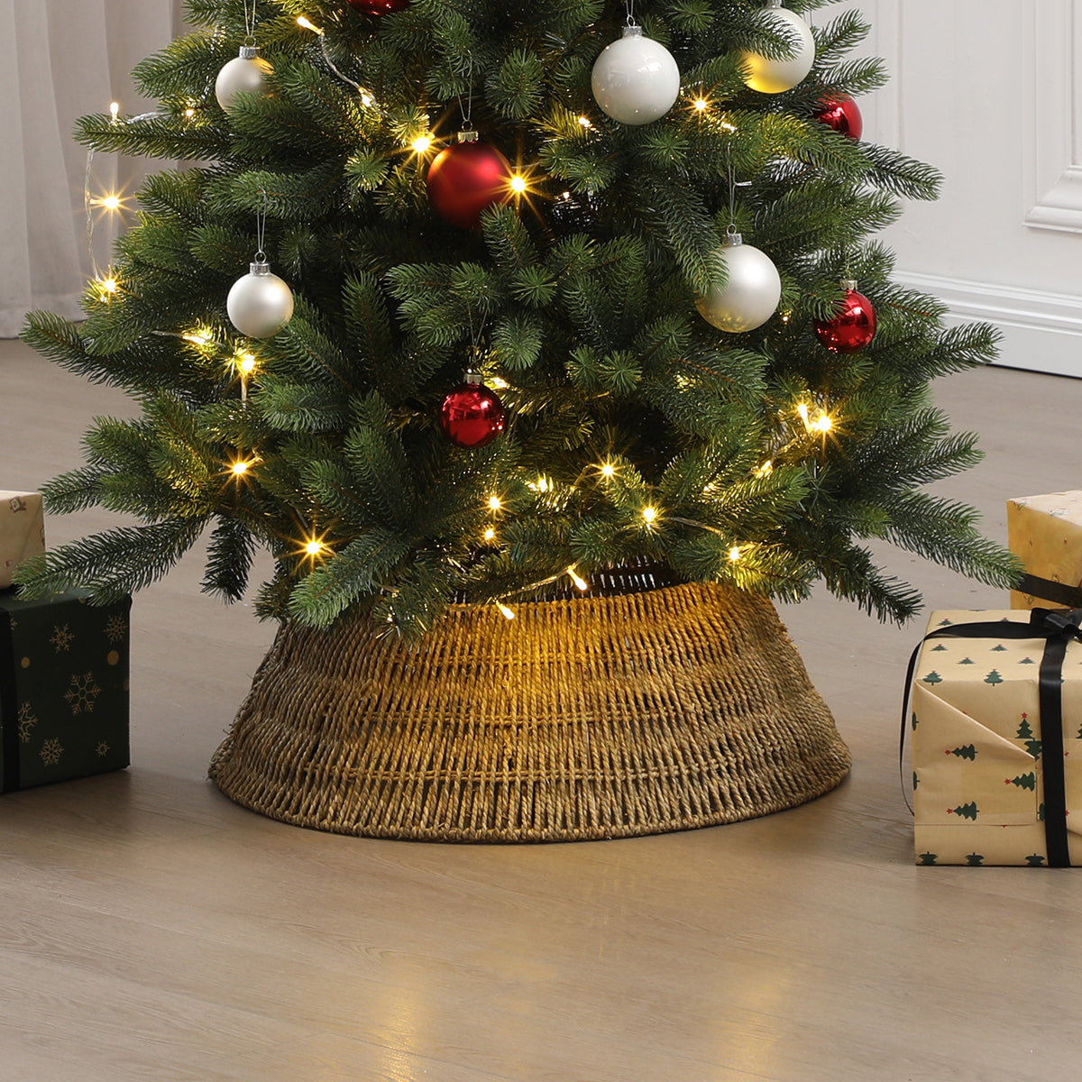 Cache-pied pour sapin de Noël 65 cm