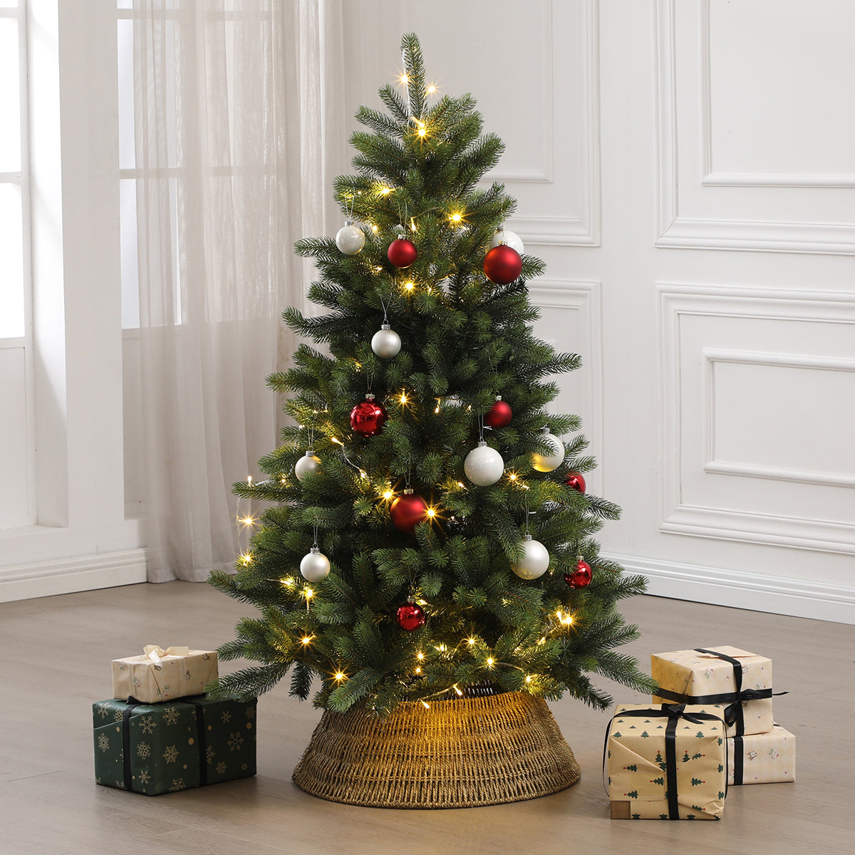 Cache-pied pour sapin de Noël 65 cm