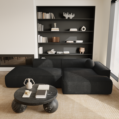 Canapé d'angle droit Ania