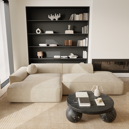 Canapé d'angle gauche Ania