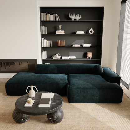 Canapé d'angle droit Ania