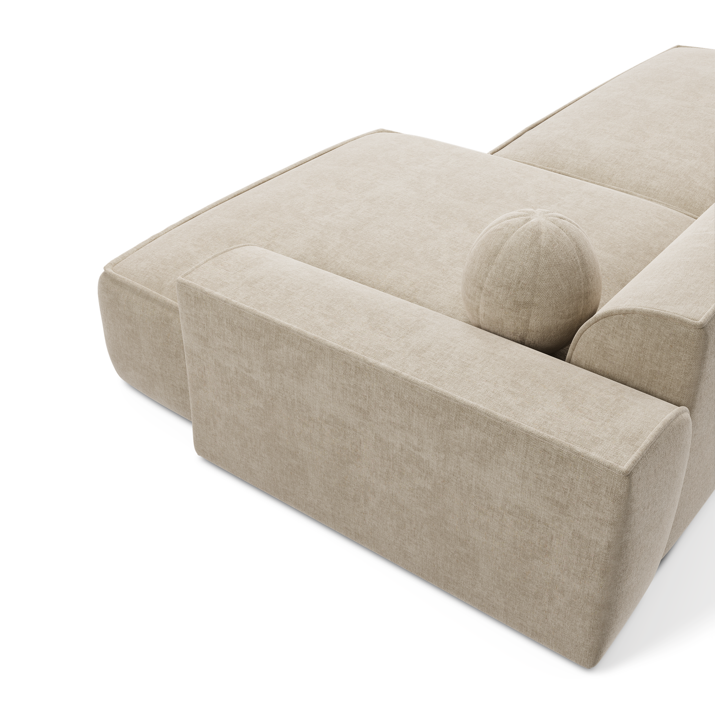 Canapé d'angle droit Ania