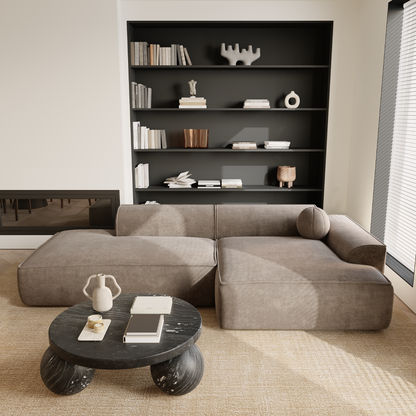 Canapé d'angle droit Ania