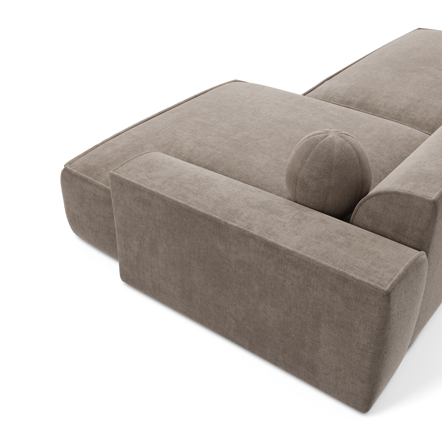 Canapé d'angle droit Ania