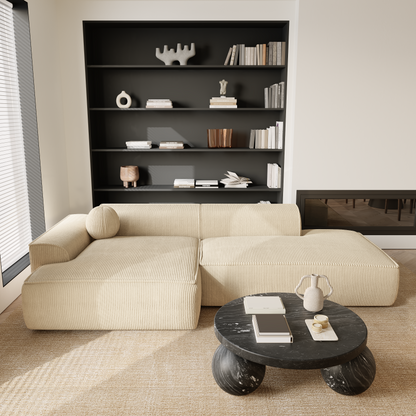 Canapé d'angle gauche Ania