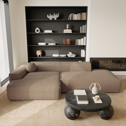 Canapé d'angle gauche Ania