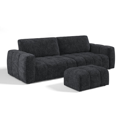 Ensemble Canapé Et Pouf Bari