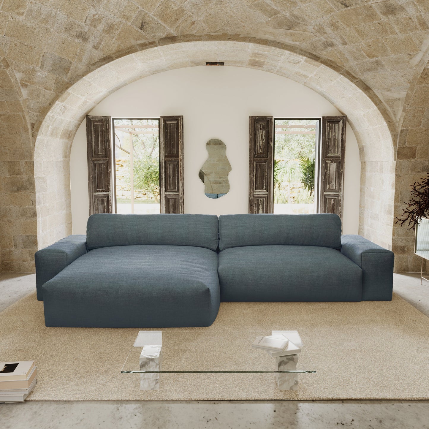 Canapé d'angle gauche Bliss