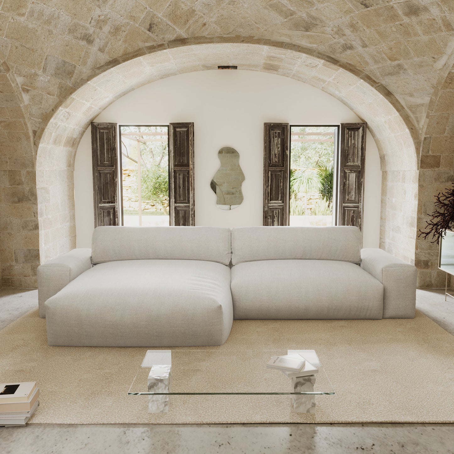 Canapé d'angle gauche Bliss