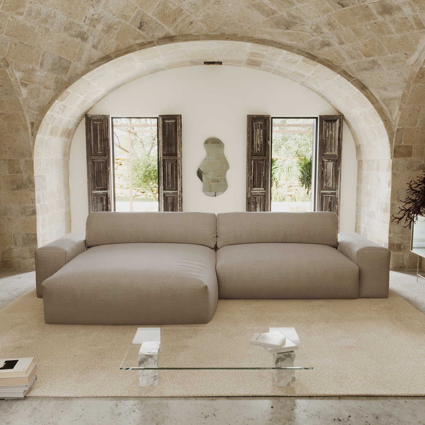 Canapé d'angle gauche Bliss