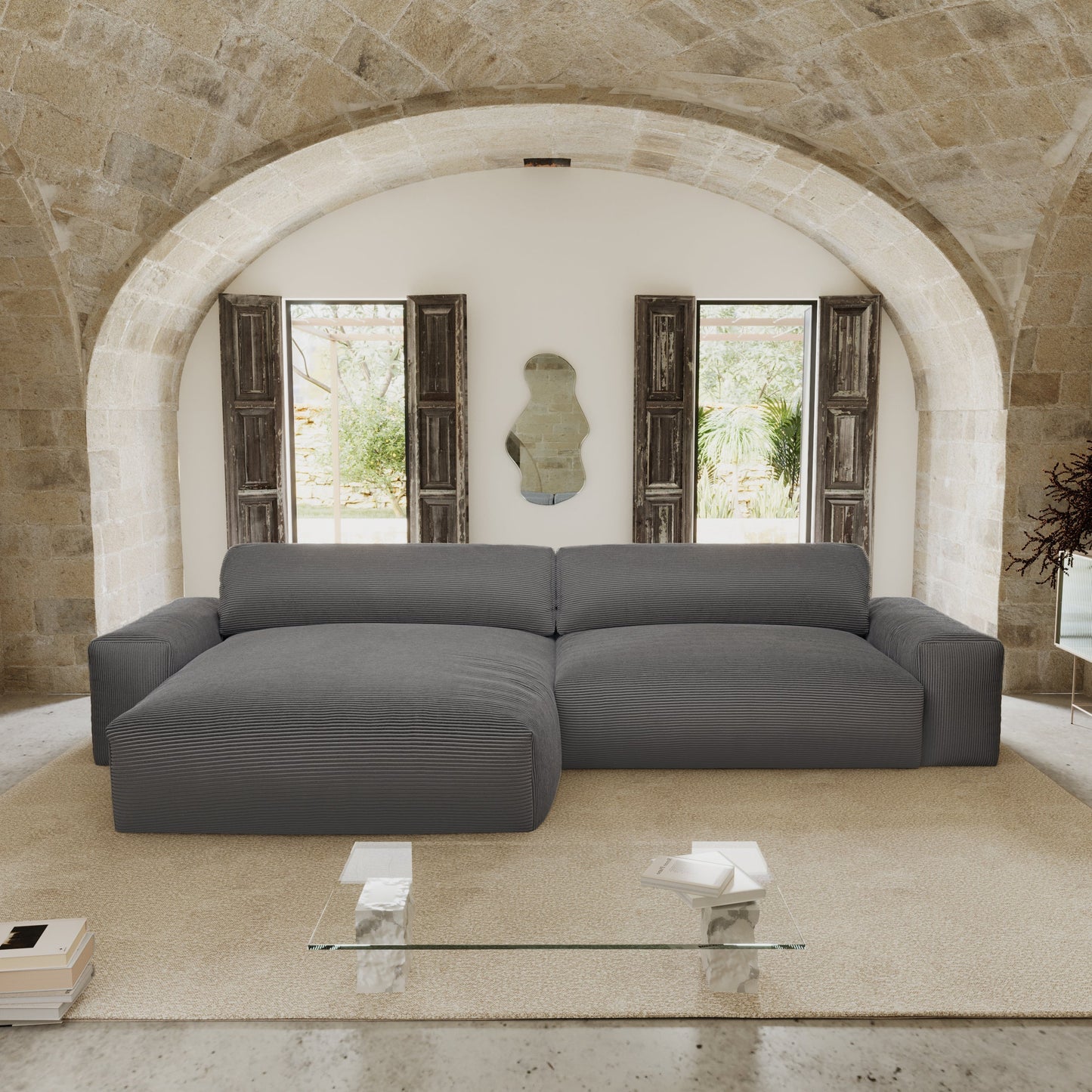 Canapé d'angle gauche Bliss